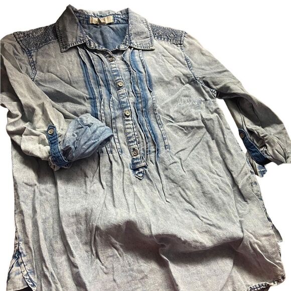 Vintage America size small denim blouse perfect condition - Picture 1 of 1